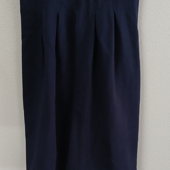 J. Crew Classic Navy Midi Dress - Picture 3 of 7